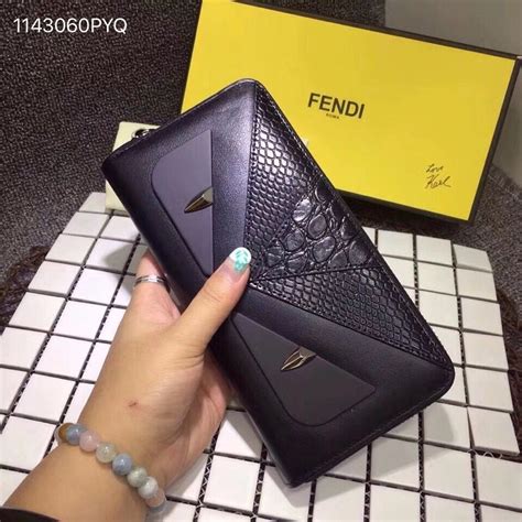 fendi leather joker|fendi leather wallet.